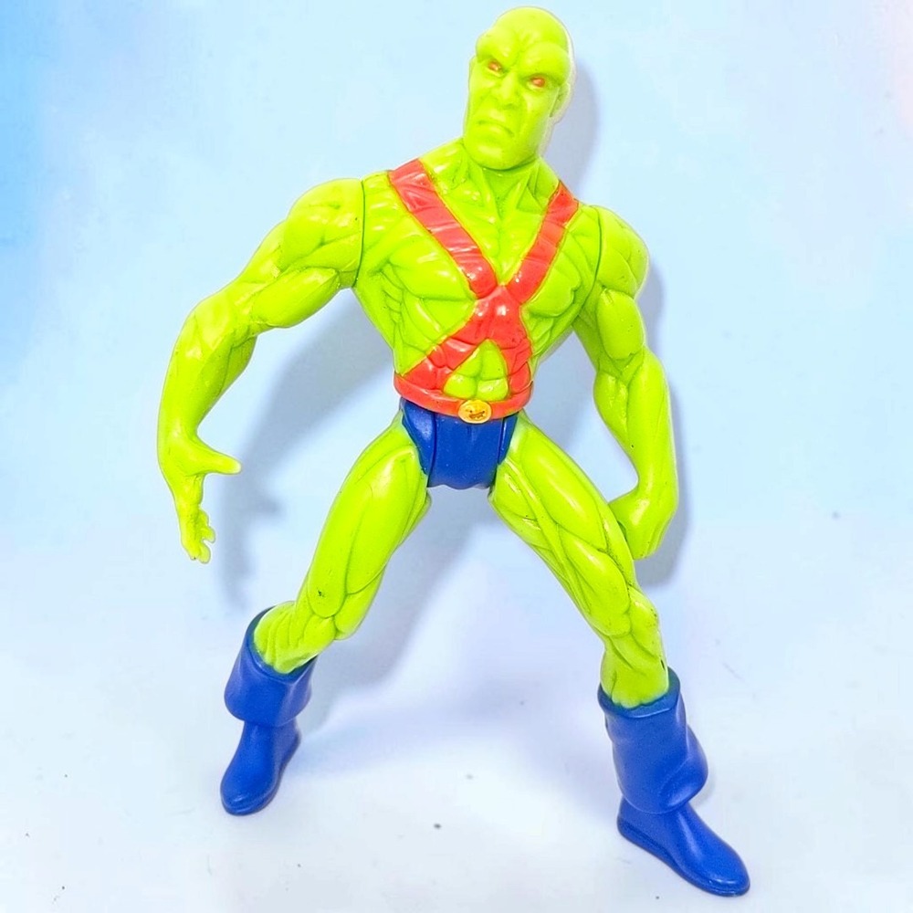 VTG Hasbro DC Comics JLA Martian Manhunter 5" Action Figure Retro Toy 1998 HTF